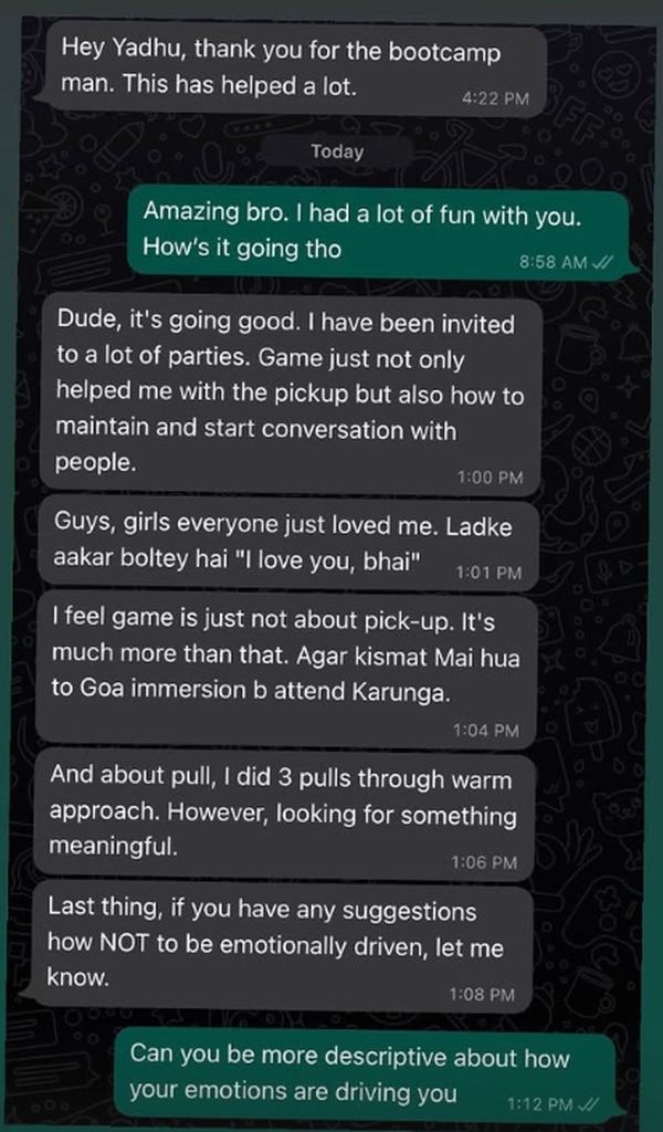 Student testimonial screenshot 2